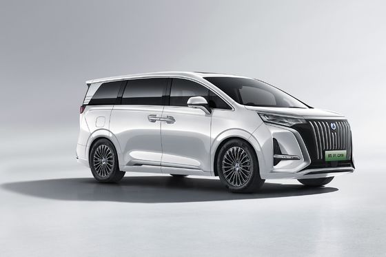 180km 7 Seat MPV Electric Car Tengshi D9 970 All Wheel Drive Plug In Hybrid SUV